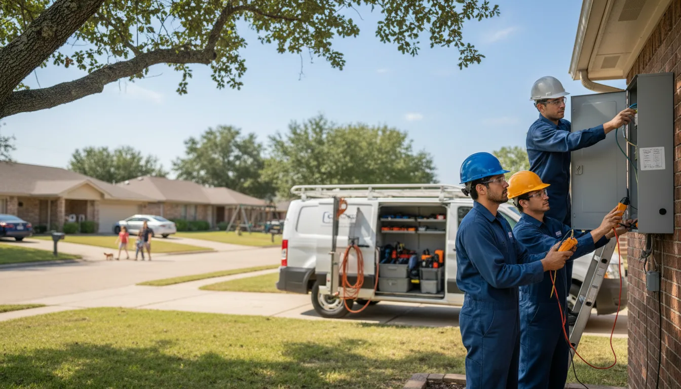 Certified electrician providing emergency electrical services in Cuba, MO